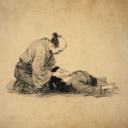 Illustration de l’origine traditionnelle du massage Kobido au Japon
